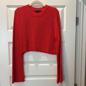 Red Cropped Sweater